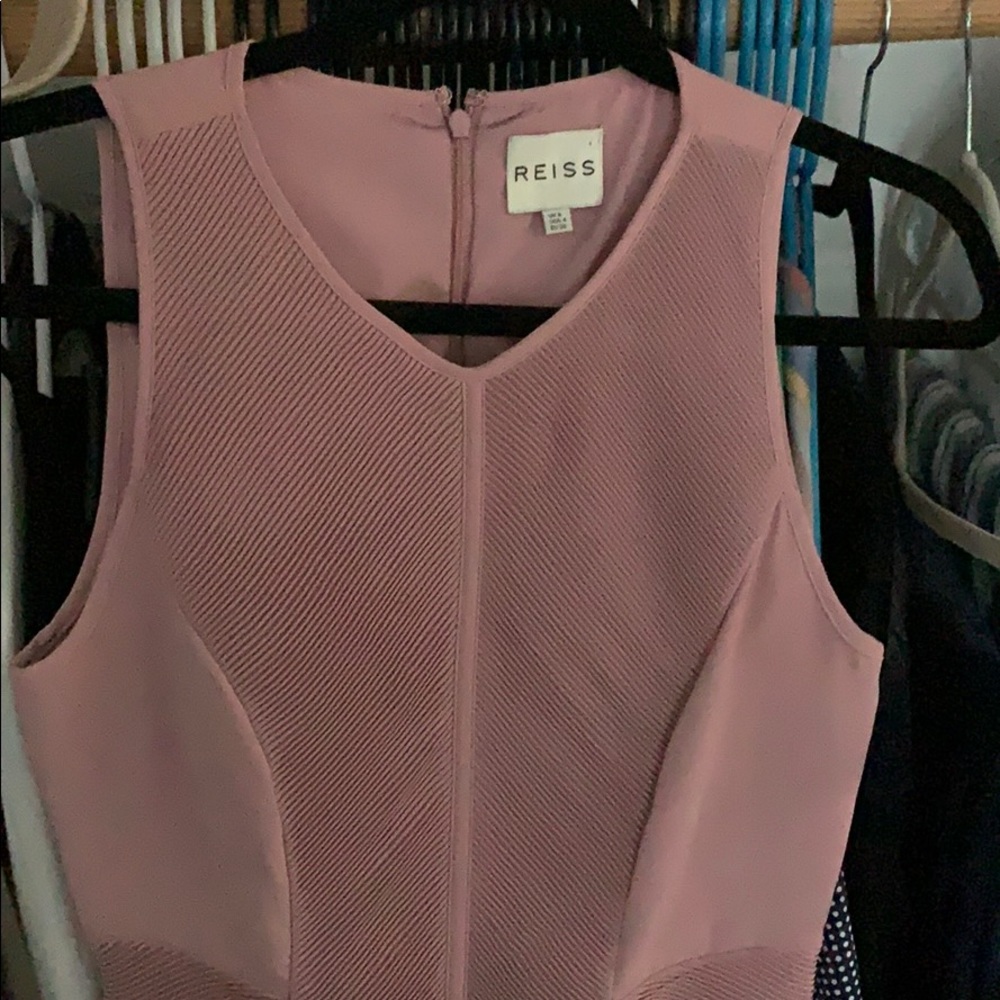 Reiss pink dress